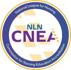 National League for Nursing Commission for Nursing Education Accreditation seal