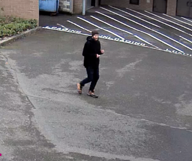Image of suspect from campus camera