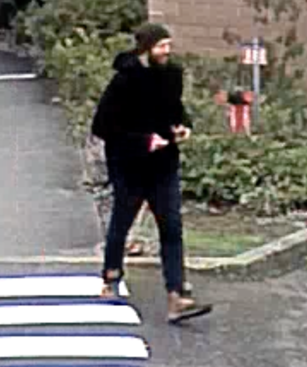 Image of suspect from campus camera